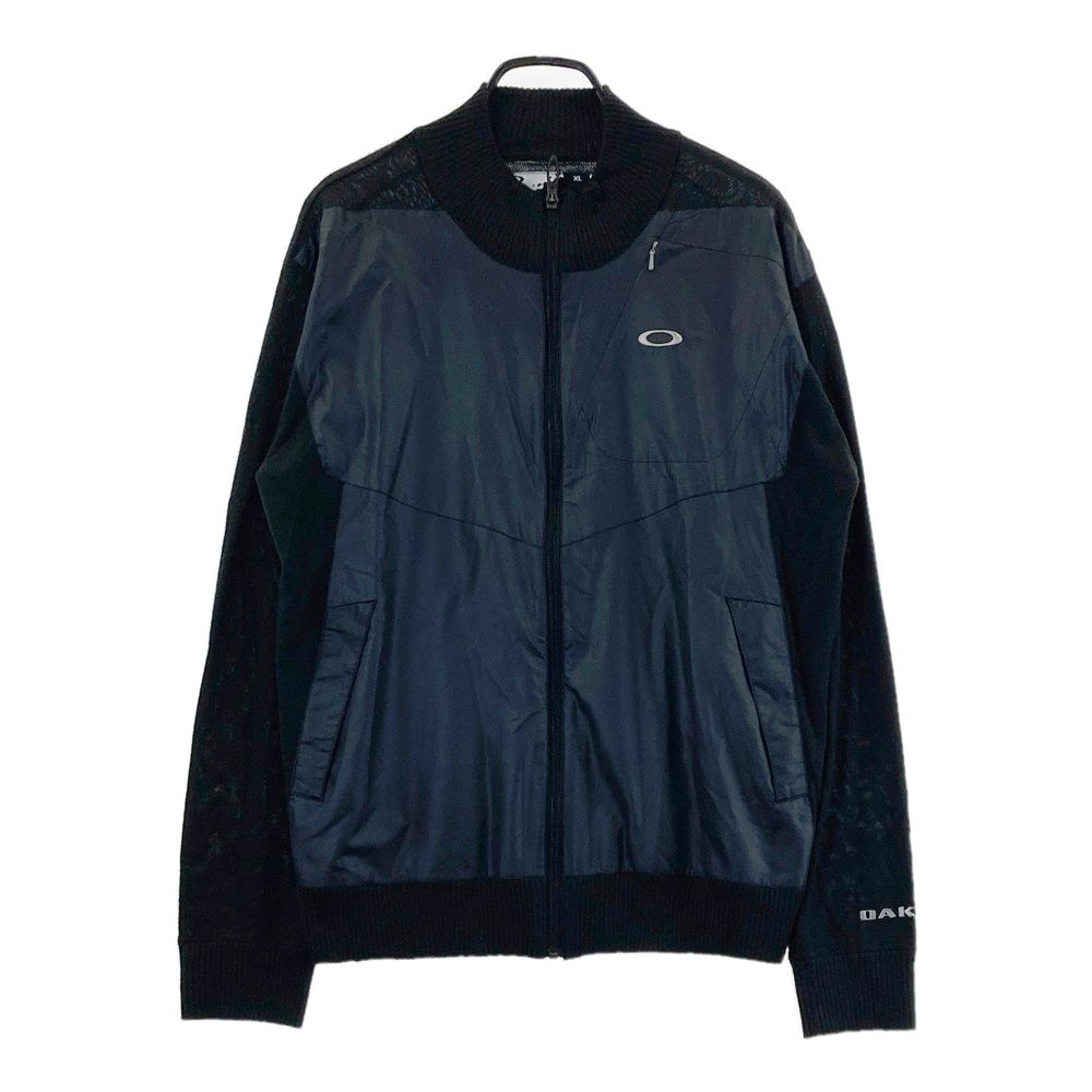 サイズ：XL OAKLEY オークリー 432870JP 切替 ニット ジップジャケット