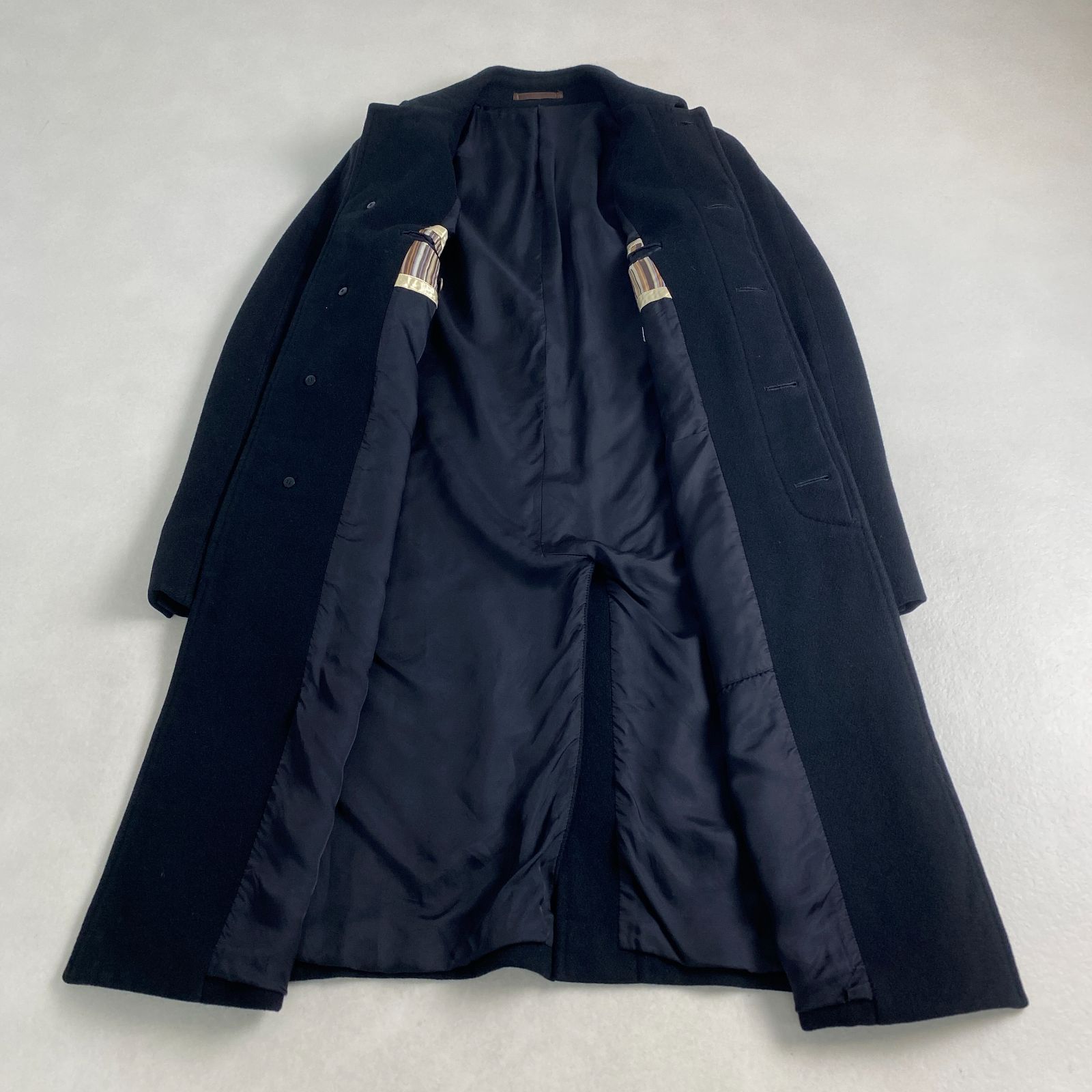 ポールスミス　ロンドン　カシミア100% ターミナルネック　Ｌサイズ Paul Smith ステンカラーコート カシミヤ100 PaulSmith London L XL