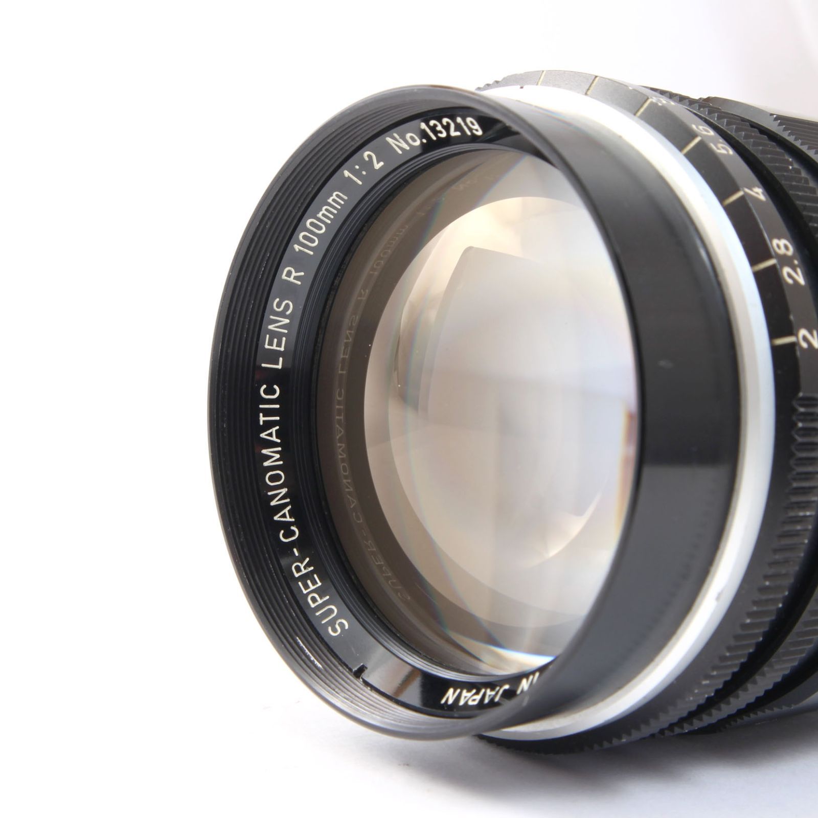 ★希少！美品★Canon SUPER-CANOMATIC R 100mm F2 Near MINT++++ in Case] Canon Super Canomatic R 100mm f2 MF Lens
