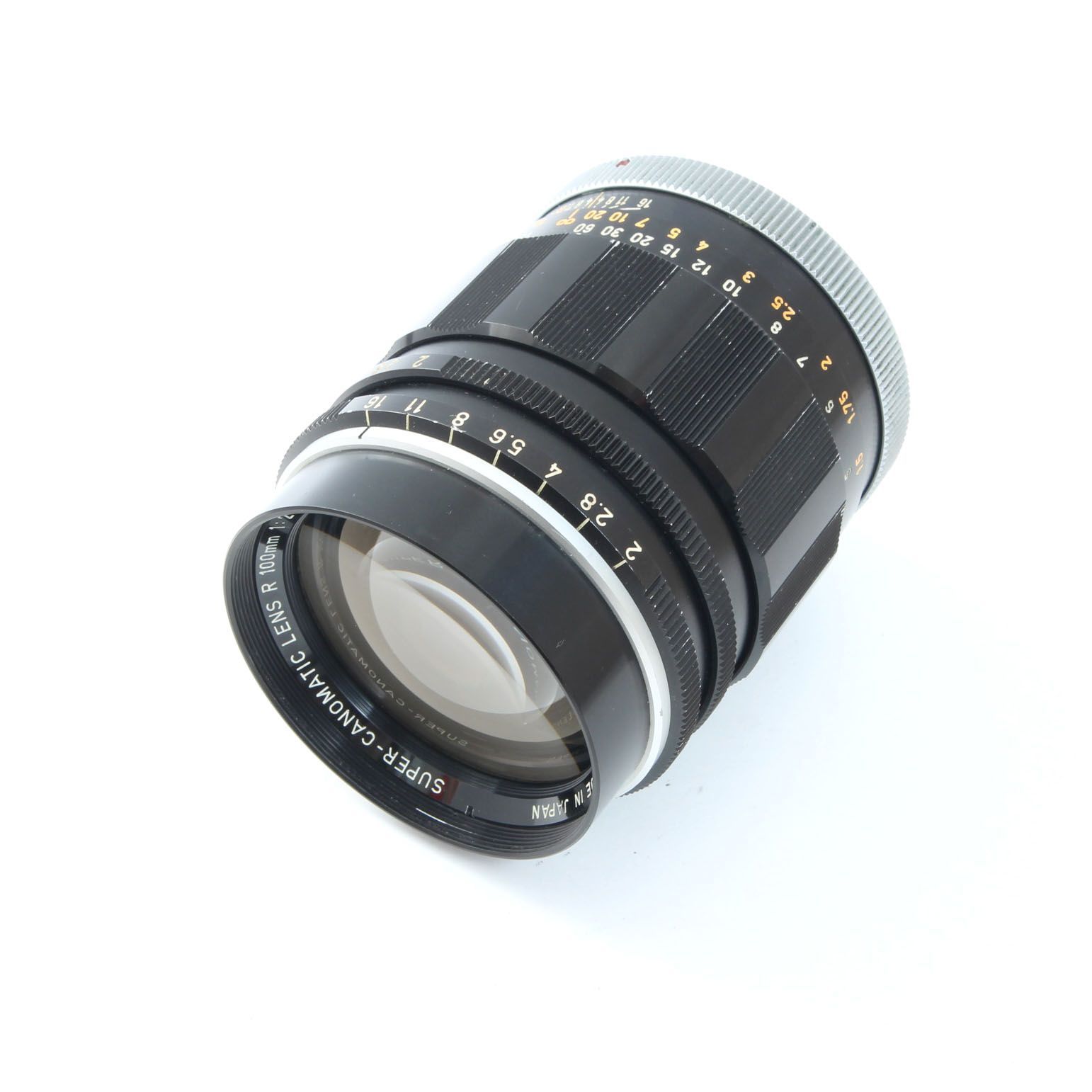 レンズ(単焦点) CANON SUPER-CANOMATIC LENS R 100mm F2 CANON キャノン SUPER-CANOMATIC LENS R 100mm F2 - メルカリ