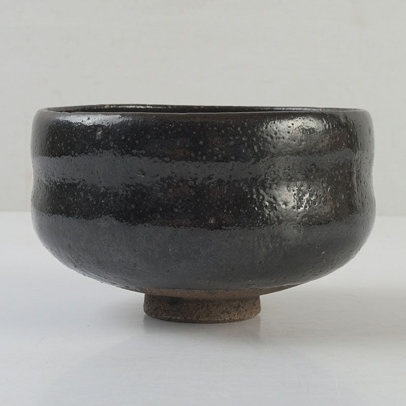 茶道具 楽吉左衛門 黒楽茶碗 C S122 - メルカリ