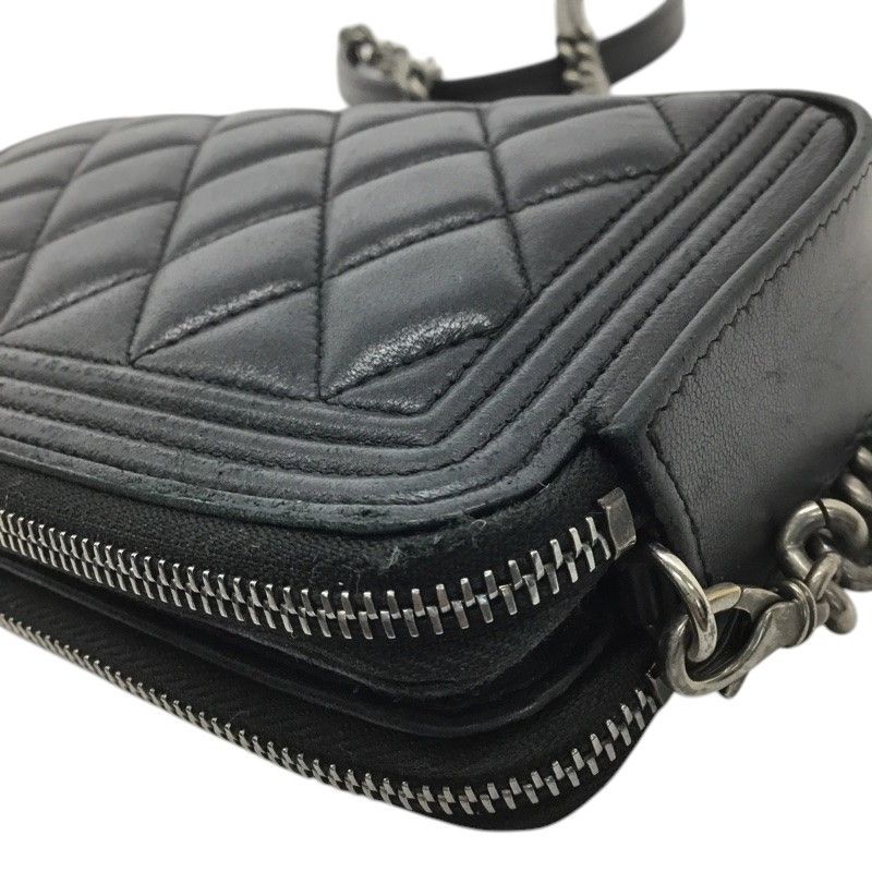 CHANEL【シャネル】ボーイシャネル チェーンショルダー ウォレット
