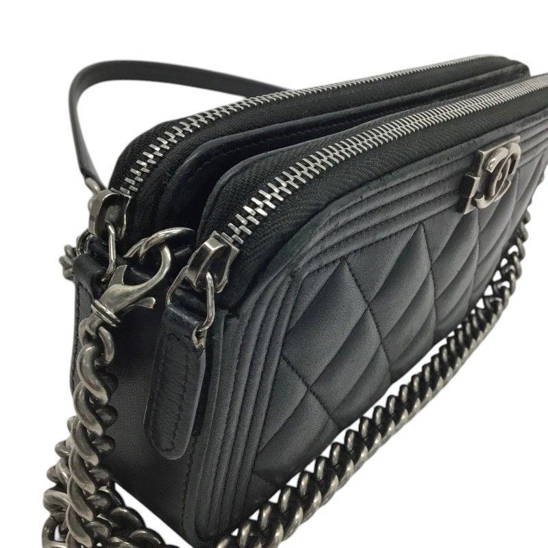 CHANEL【シャネル】ボーイシャネル チェーンショルダー ウォレット