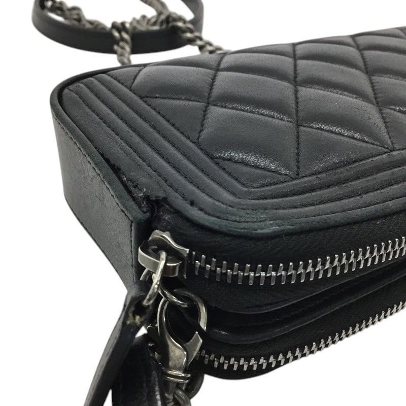 CHANEL【シャネル】ボーイシャネル チェーンショルダー ウォレット