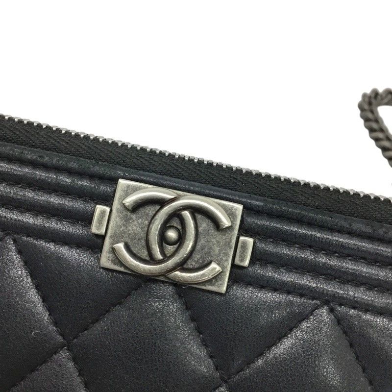 CHANEL【シャネル】ボーイシャネル チェーンショルダー ウォレット