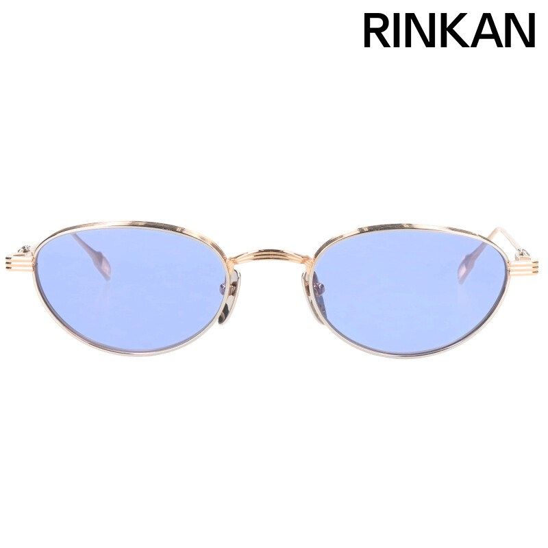 クロムハーツ CRITRIAL クロステンプルオーバルフレームサングラス  