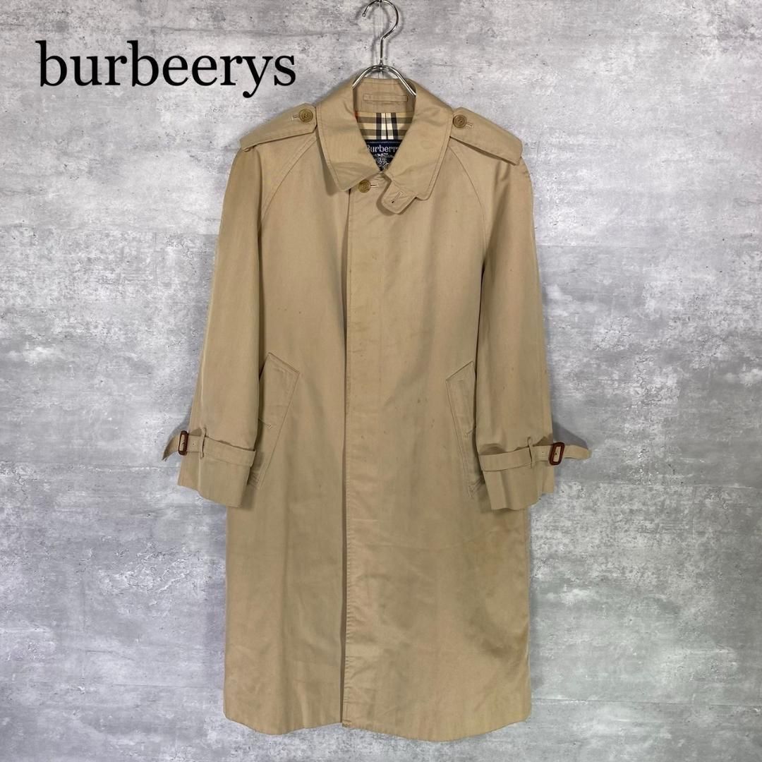 本物上質●バーバリー　BURBERRY　ステンカラーコート　ライナー付き160 バーバリー ロンドン BURBERRY LONDON ライナー付き ステンカラー