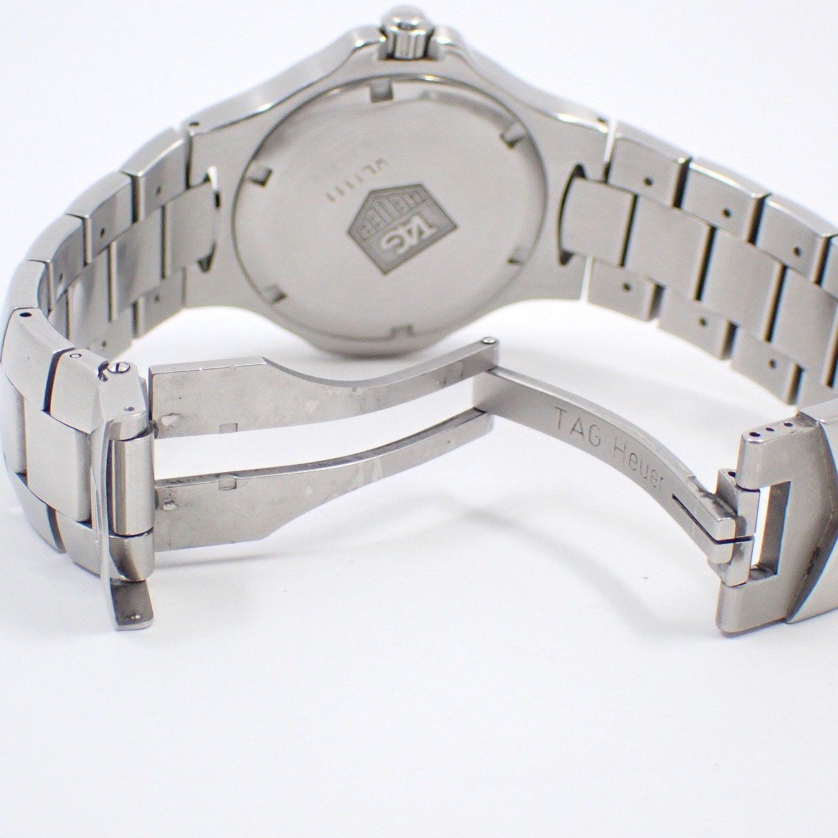 タグホイヤー キリウム クォーツ メンズ 腕時計 グレー文字盤 純正SS