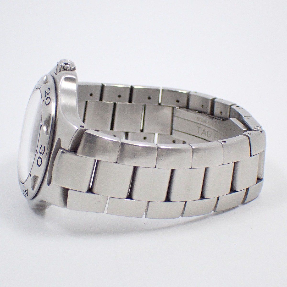 タグホイヤー キリウム クォーツ メンズ 腕時計 グレー文字盤 純正SS