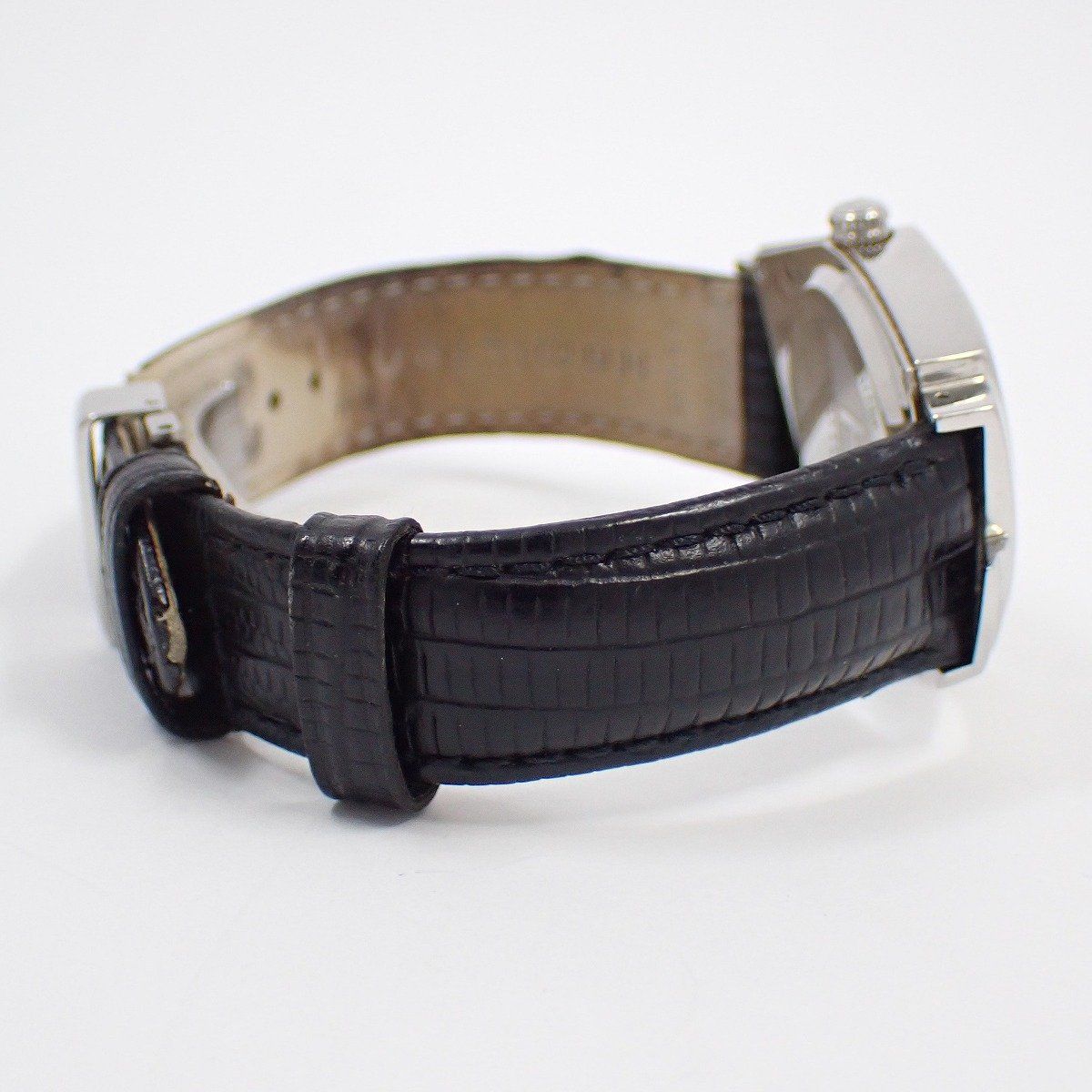 ハミルトン ベンチュラ クォーツ メンズ 腕時計 黒文字盤 純正革