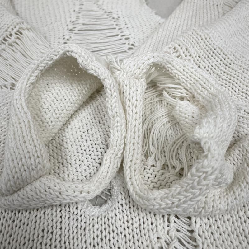 G.V.G.V. ジーヴィジーヴィ ニット、セーター 半袖 destroy crash