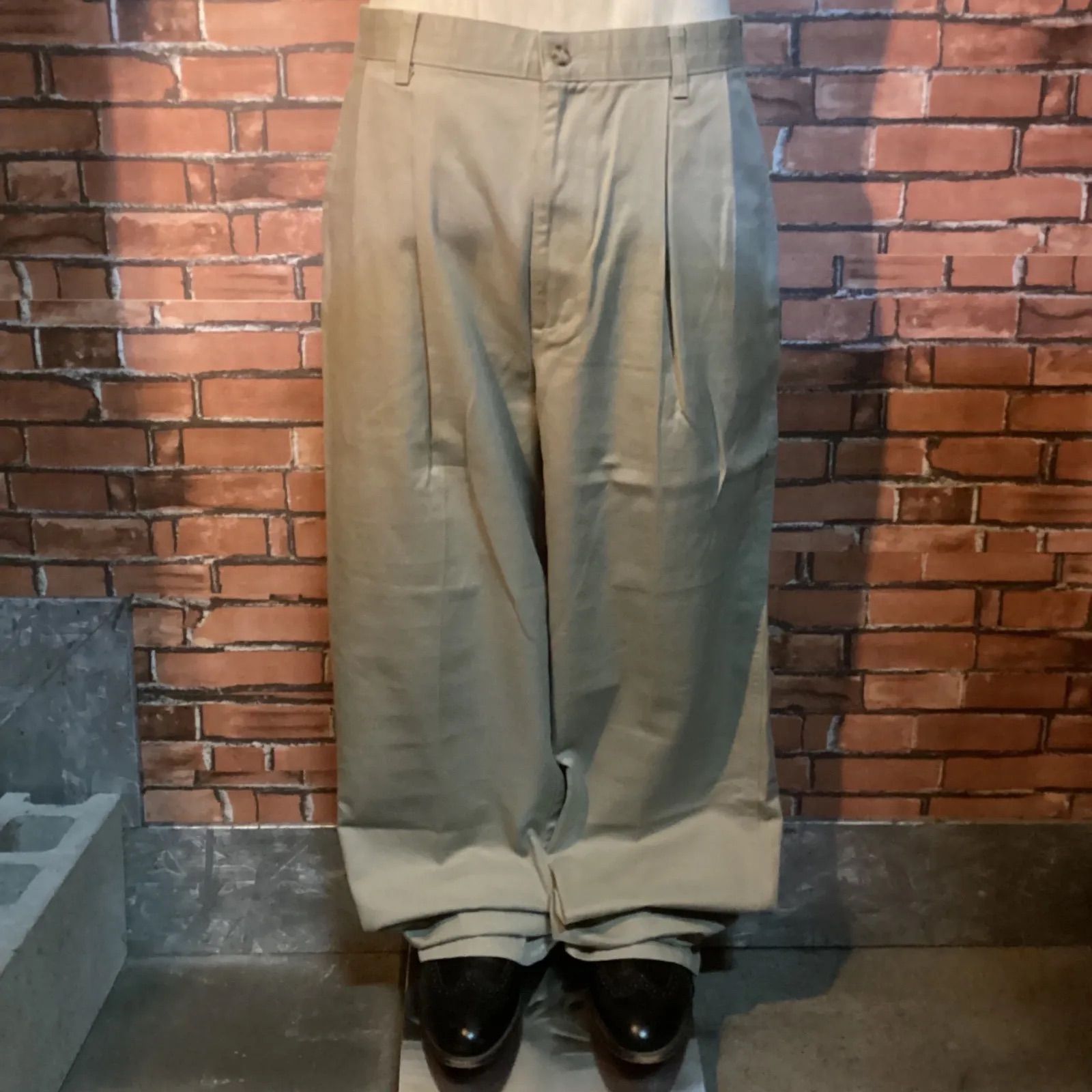 90s vintage ワイドチノパン コットン アメカジ 古着 cityboy 90s