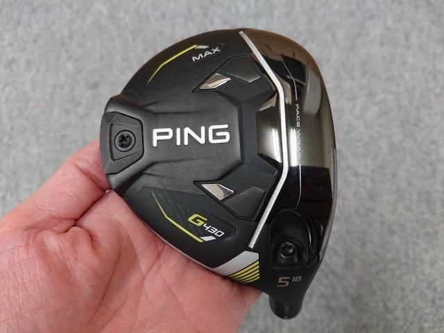 【中古】 超美品！ PING ピン G430 MAX マックス フェアウェイウッド FW 5W 18° ヘッドのみ ヘッド単品