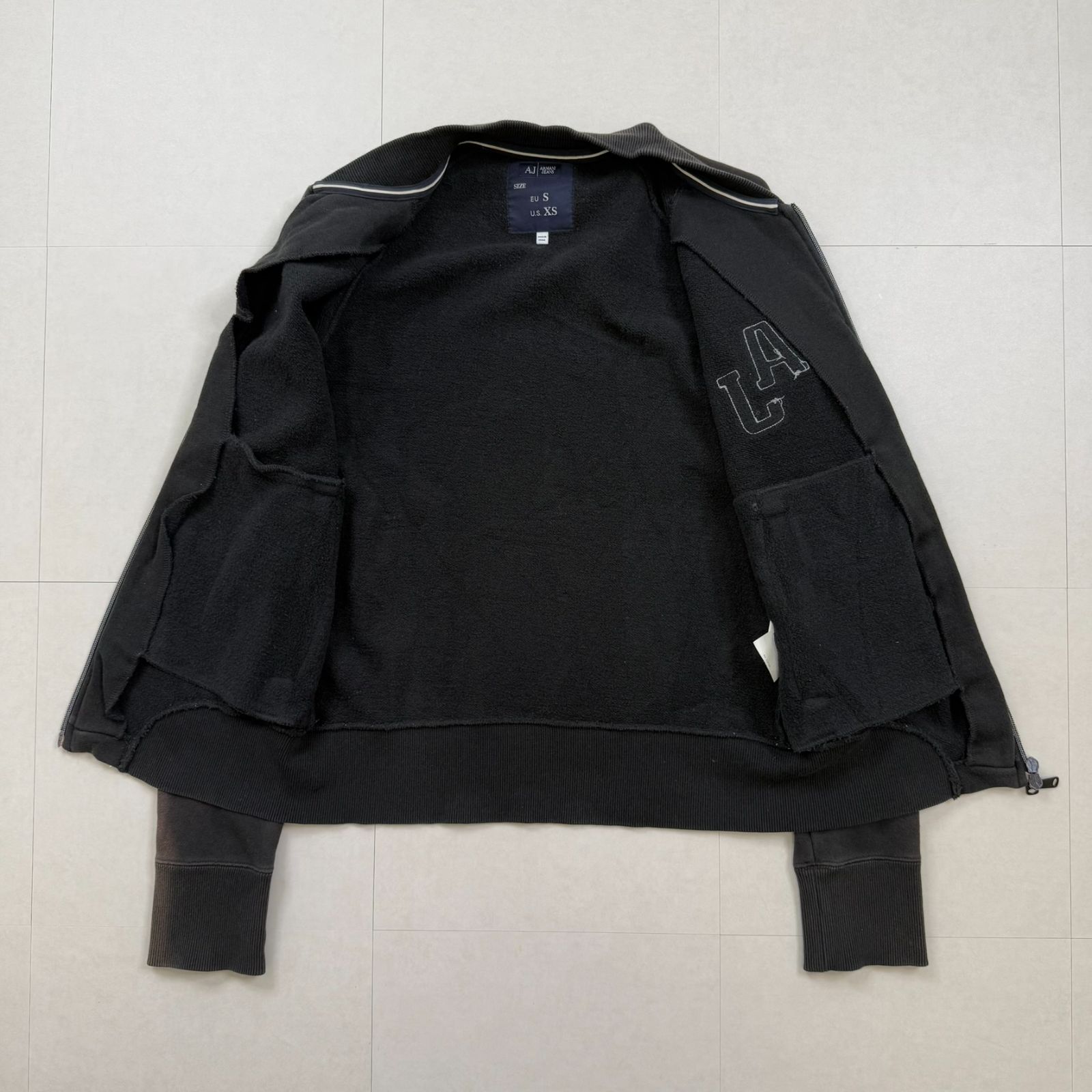 ARMANI JEANS】00s Y2K アルマーニジーンズ ジップアップブルゾン