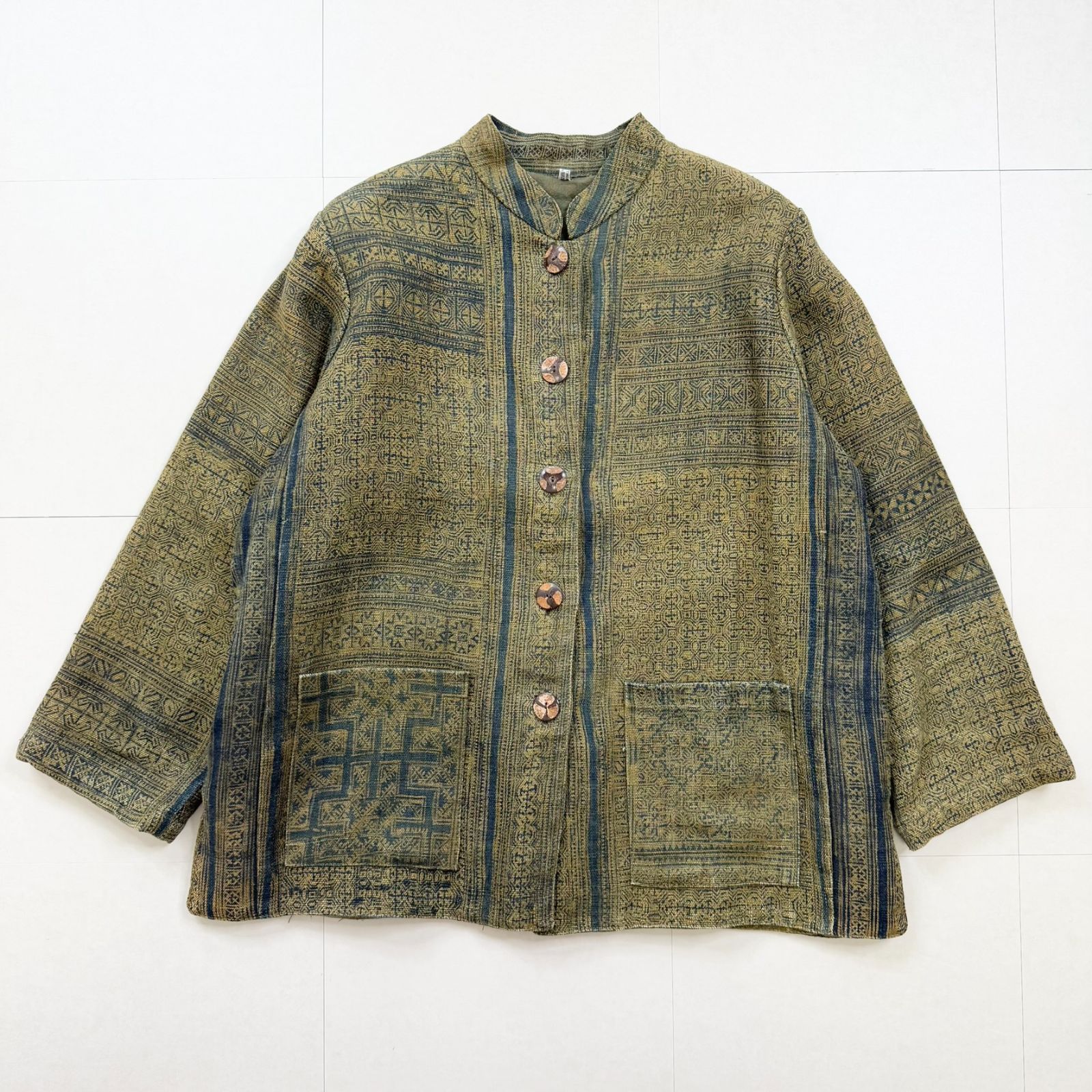 UNKNOWN ジャガード織 ジャケット タイ製 民族柄 エスニック