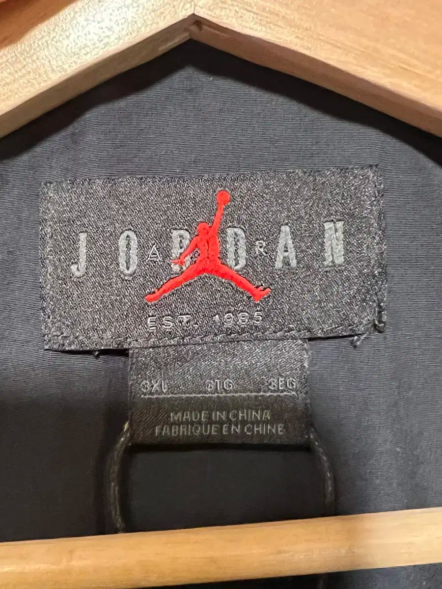 ジョーダン アノラック セットアップ ヴィンテージウォッシュ ブラック