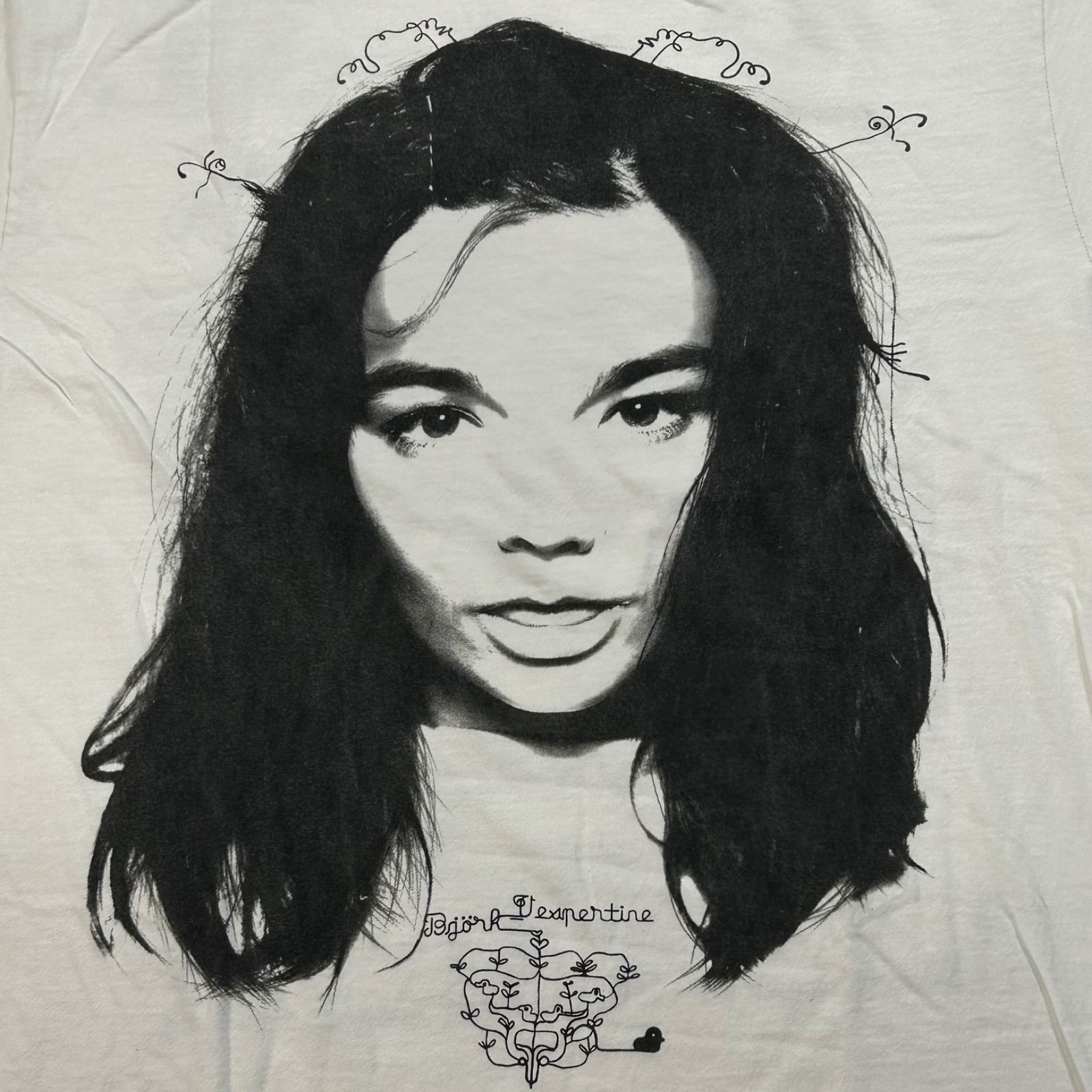 093 Bjork ビョーク ヴェスパタイン 2001 バンドT 長袖Tシャツ L