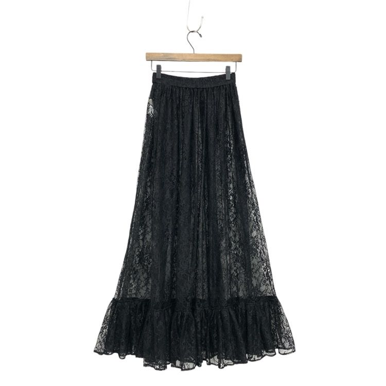 未使用品 24AW FUMIE=TANAKA フミエタナカ HEME LACE FRILL SK ヘム