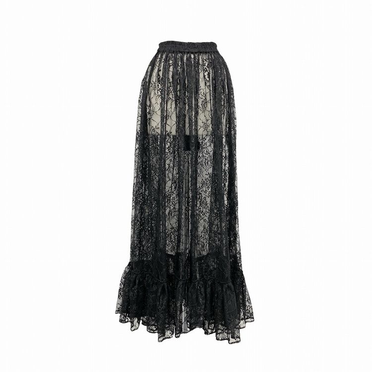 未使用品 24AW FUMIE=TANAKA フミエタナカ HEME LACE FRILL SK ヘム