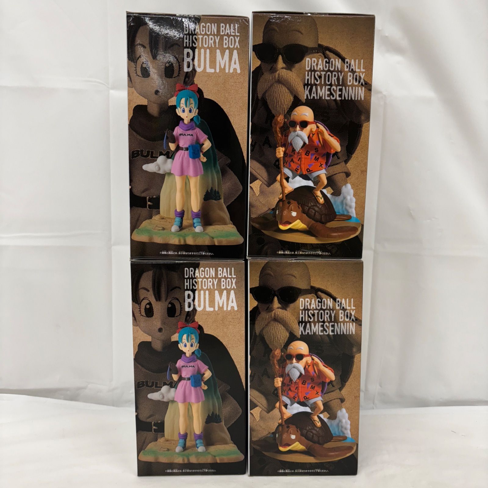 未開封 ドラゴンボール History Box 4個セット ブルマ 亀仙人 LFK818