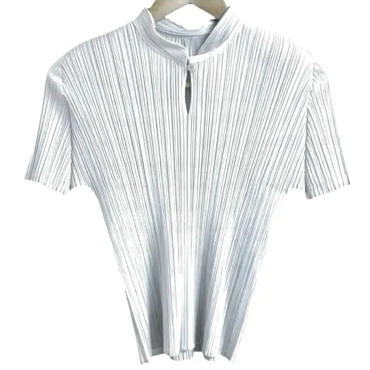 美品　プリーツプリーズ　イッセイミヤケ　プリーツ　カットソー　ブラウス　サイズ3 PLEATS PLEASE プリーツプリーズ issey miyake イッセイミヤケ