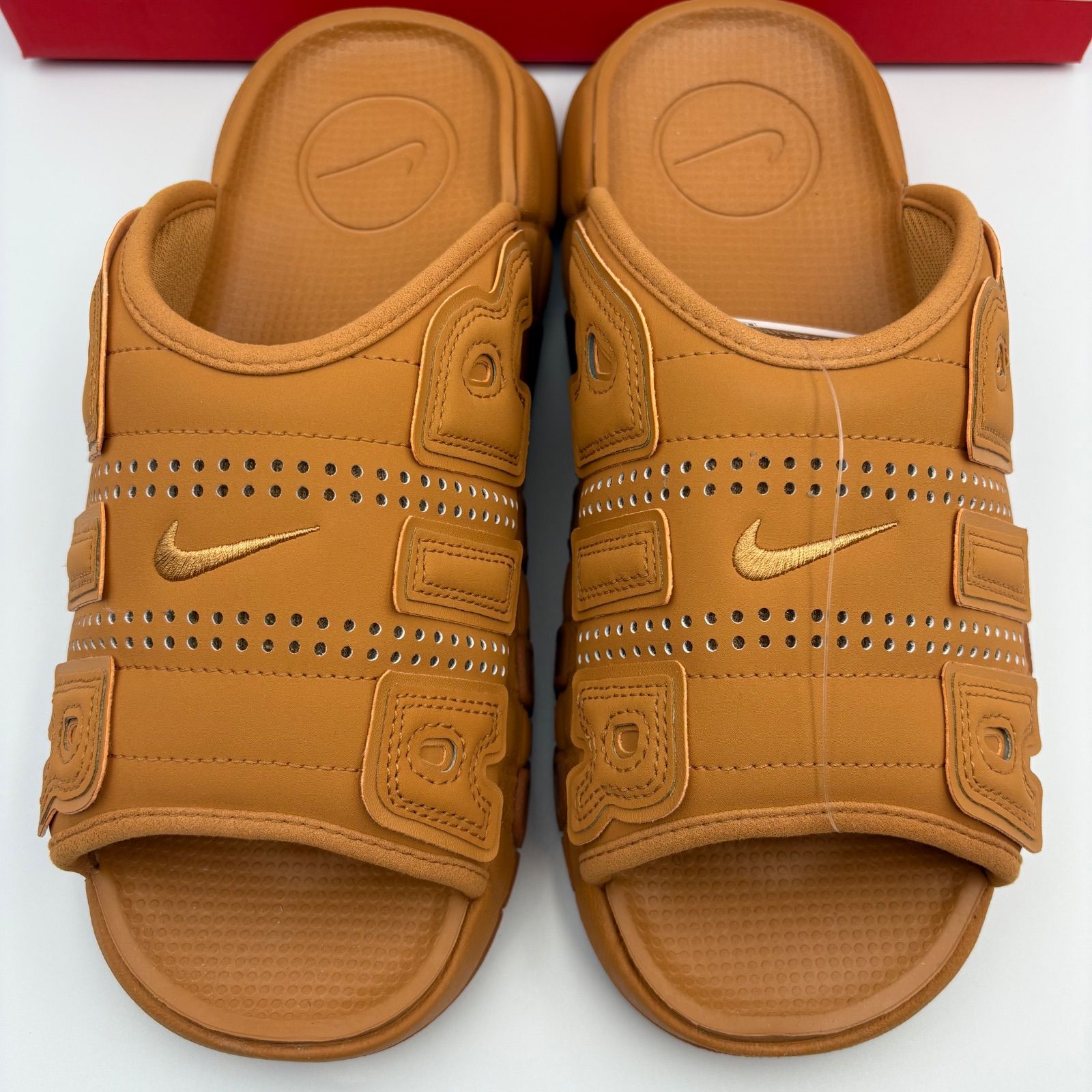 訳アリ 箱潰れあり 27cm Nike Air More Uptempo Slide FZ3113-200 FZ3116-200 ナイキ エアモアアップテンポ スライド フラックス FZ3113-200 FZ3116-200 管理番号39