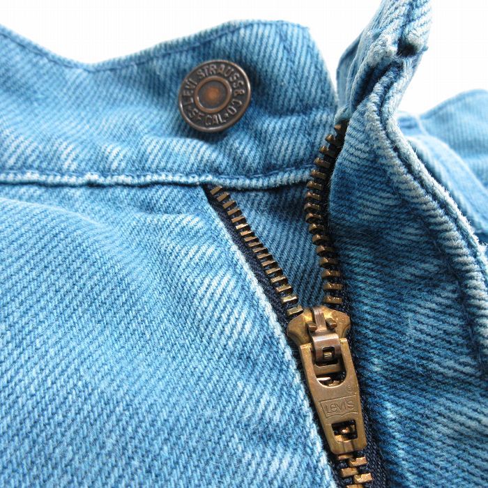W34/古着 ジーンズ リーバイス Levis 550 メンズ 90年代 90s テーパード コットン USA製 薄紺 ネイビー デニム 25oct30 中古 ボトムス ジーパン Gパン ロング パンツ W34/古着 ジーンズ リーバイス Levis 550 メンズ 90s テーパード