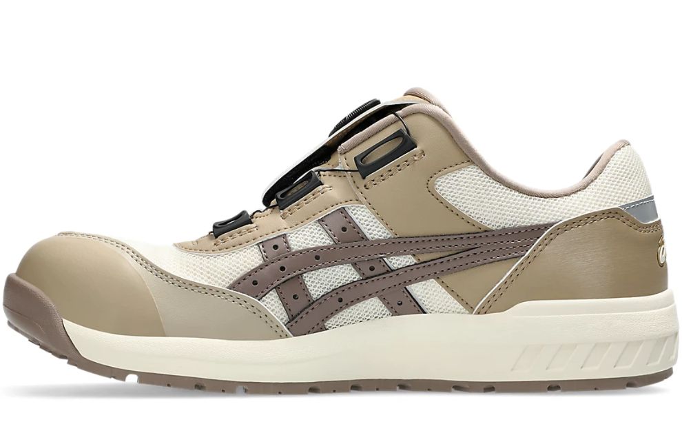 アシックス 安全靴 CP209 BOA LC CREAM/TAUPE GREY 26.0cm 26.5cm 28cm