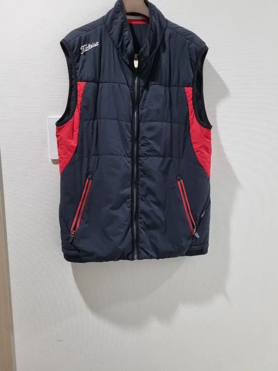 Titleist(タイトリスト) メンズ ゴルフ ダウン ベスト ネイビー/レッド