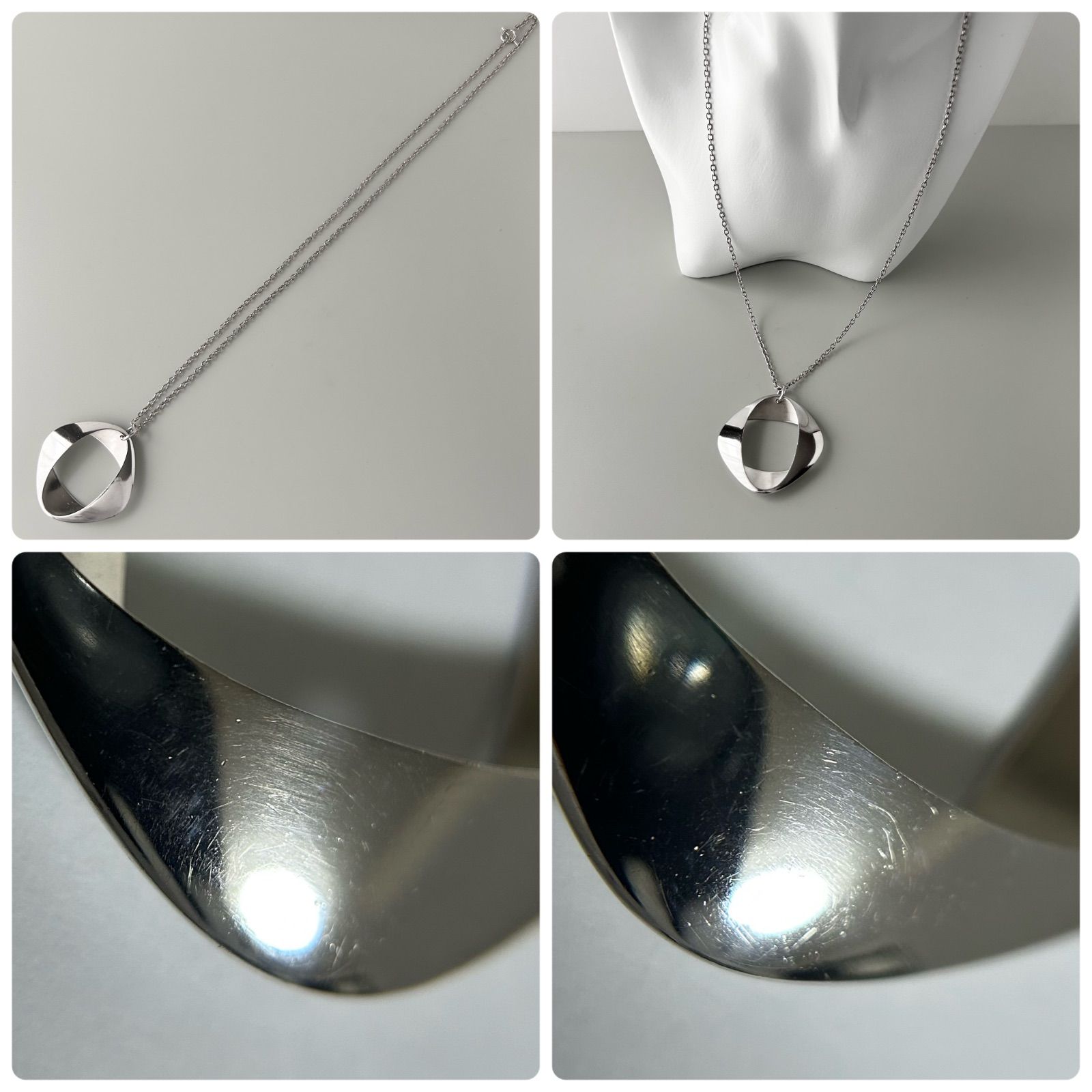 使用感大】 ジョージジェンセン ネックレス ペンダント 368 ヘニング