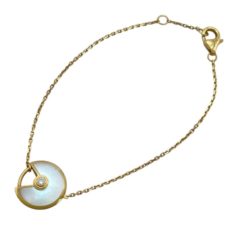 カルティエ ダムール ブレスレット スモールモデルイエロー ダイヤ