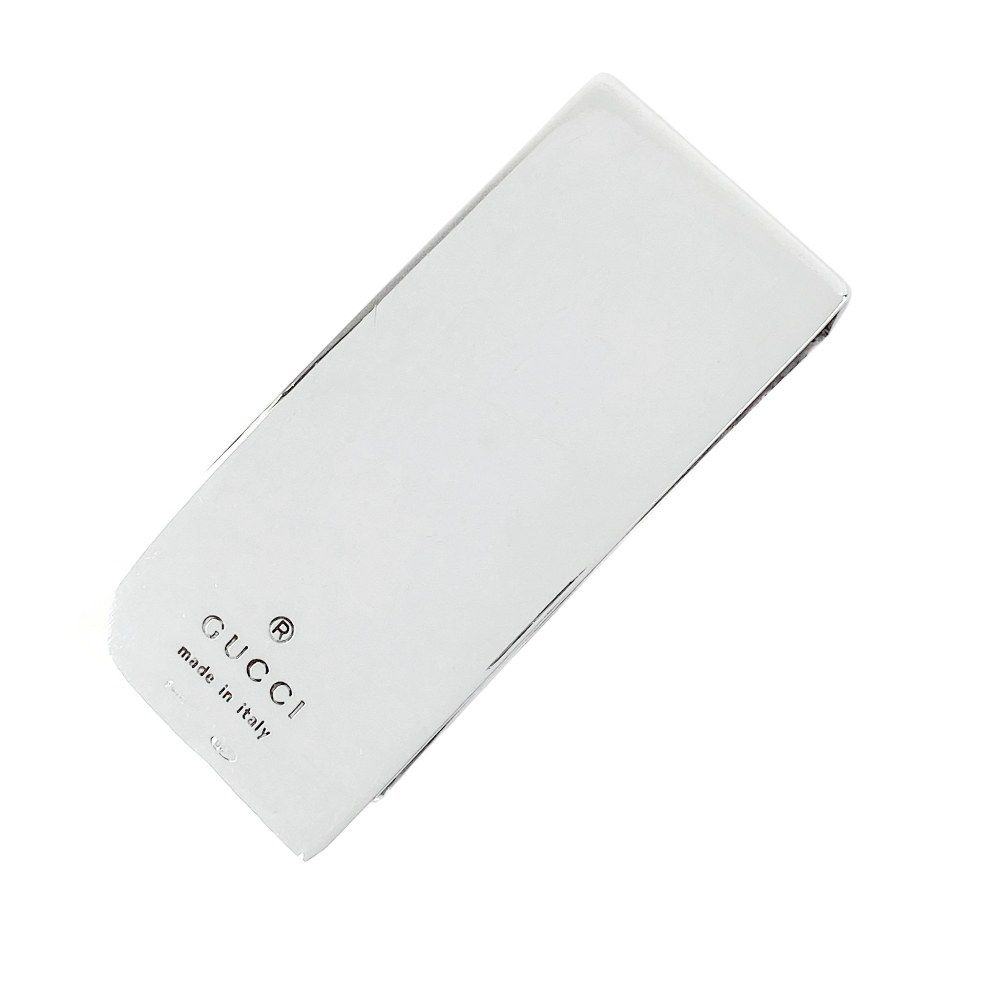 グッチ マネークリップ 札ばさみ ペーパークリップ ロゴ メタル SV 925 27.8 g 458101 11