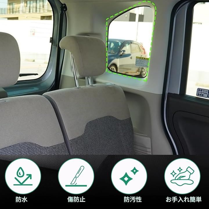 車用 サイドウィンドウ 収納バッグ 2個セット Sauicemy ホンダ N-BOX JF3 JF4 2017～2021年に対応 車用収納バッグ