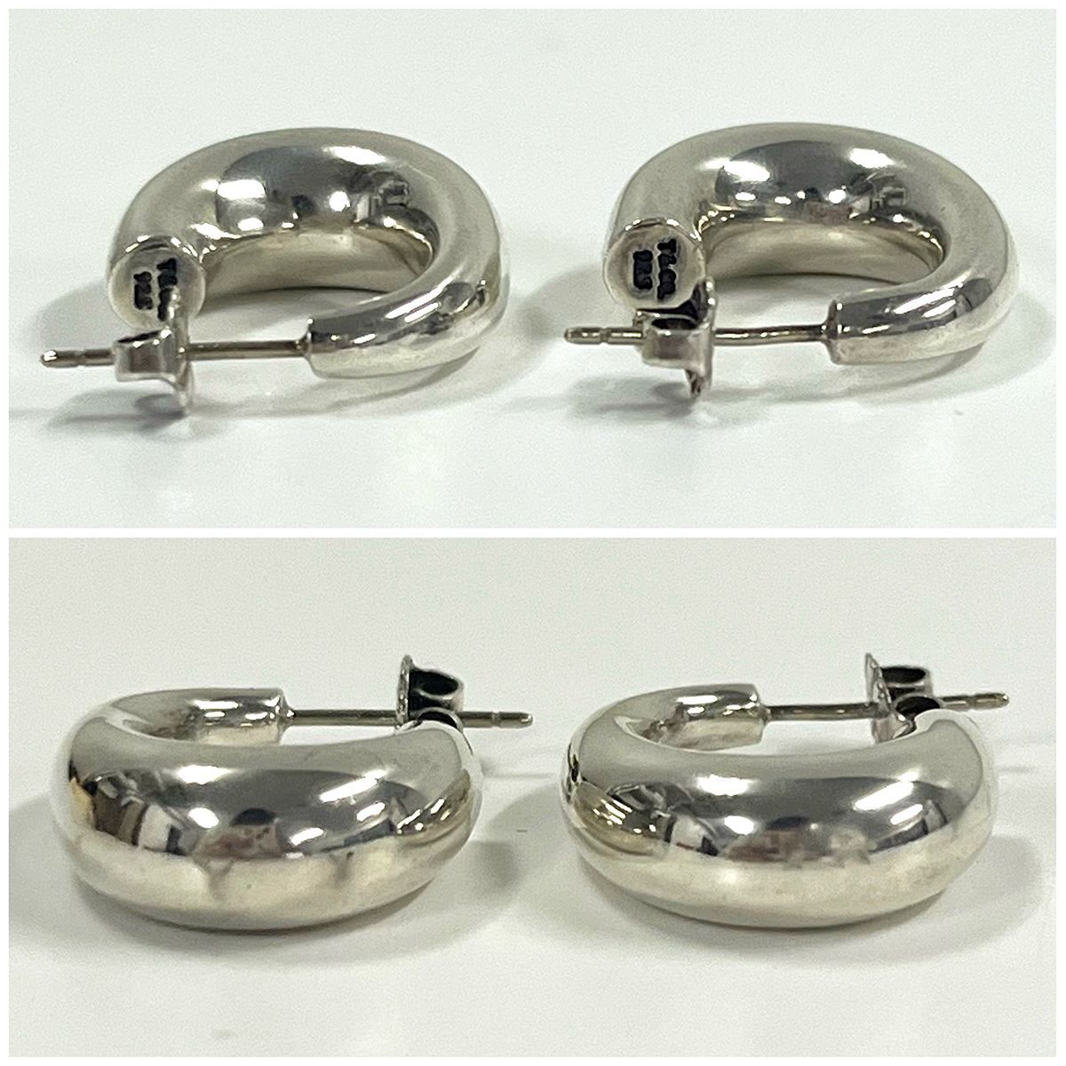 TIFFANY&Co. ティファニー ハーフフープ ピアス シルバー 925 - メルカリ