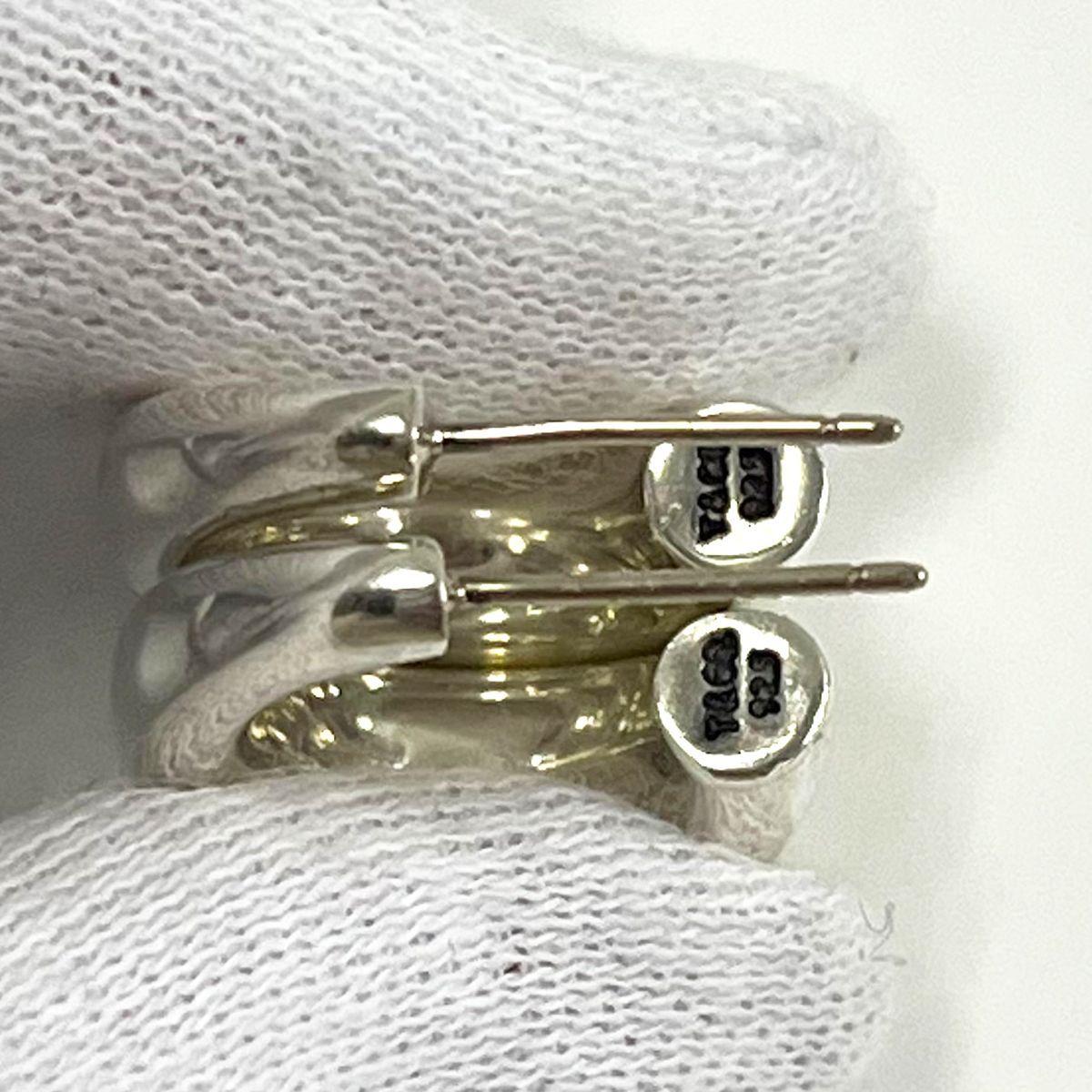 TIFFANY&Co. ティファニー ハーフフープ ピアス シルバー 925 - メルカリ