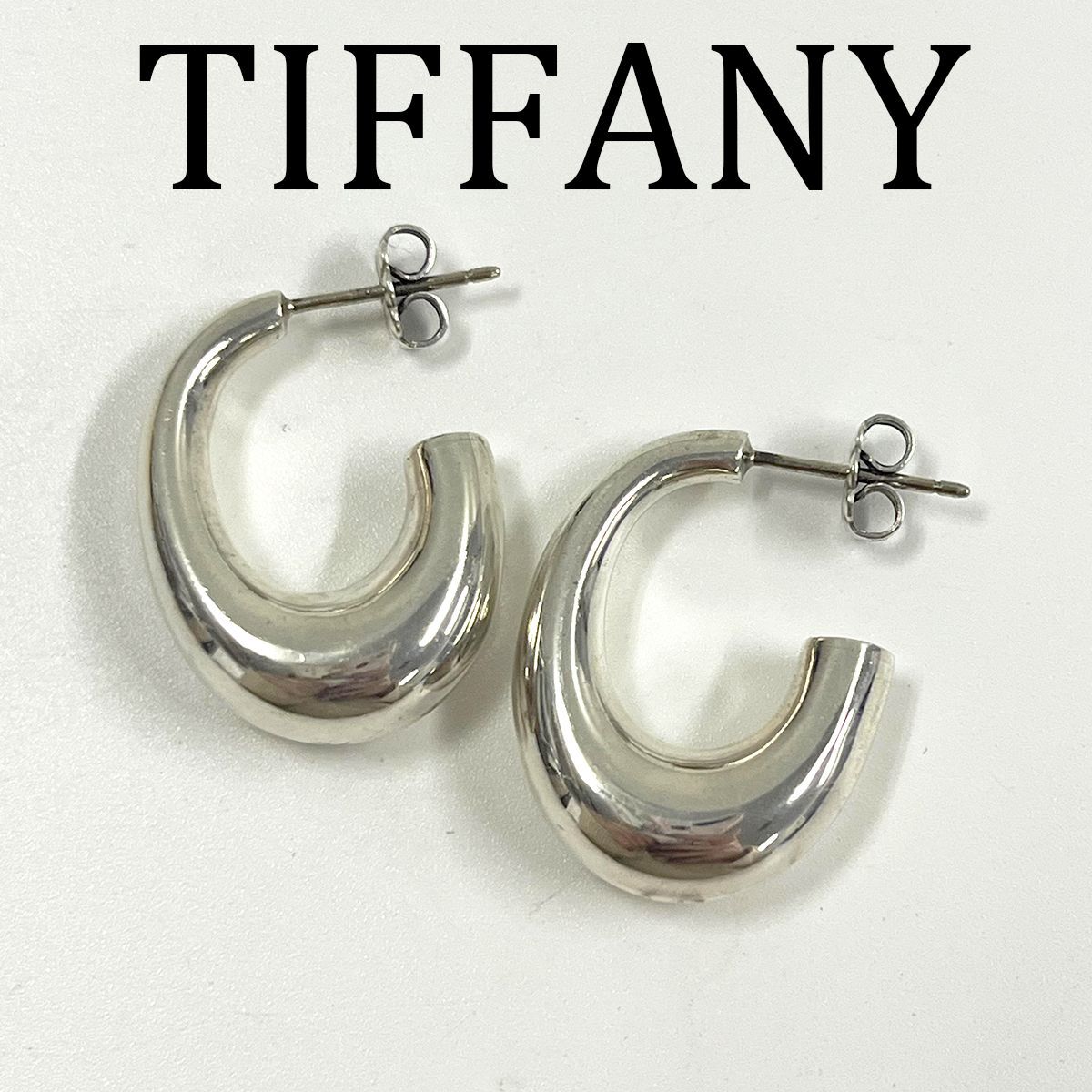 Tiffnay ティファニー ハーフフープ ピアス シルバー シルバー925 TIFFANY&Co. ティファニー ハーフフープ ピアス シルバー 925 - メルカリ
