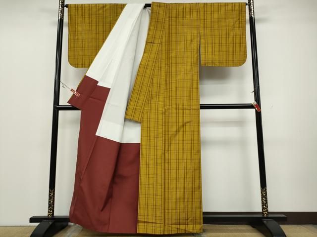 平和屋着物 黄八丈