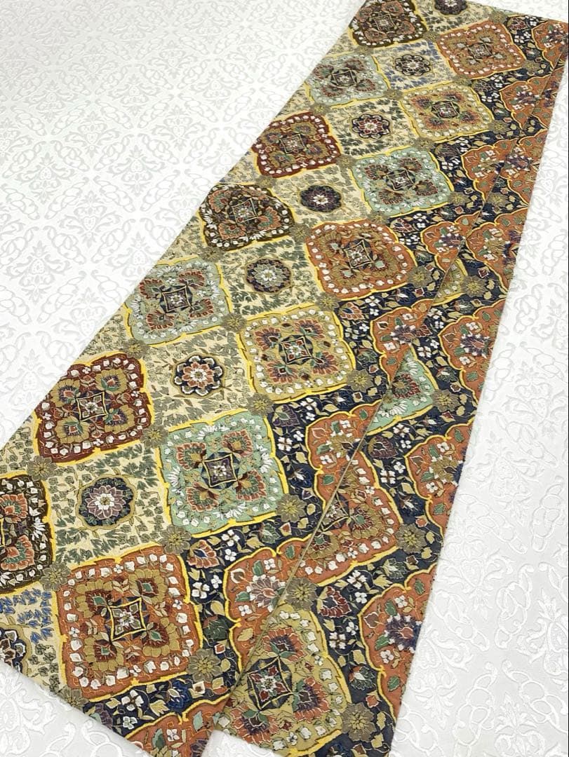 特選 明綴れ 手織 全通 袋帯 金糸 正絹 特選 明綴れ 手織 全通 袋帯 金糸 正絹 - メルカリ