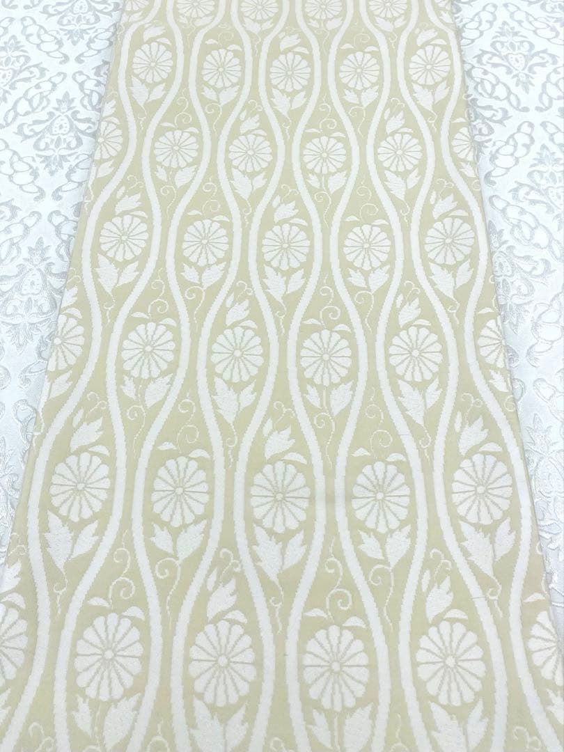 若松華謡 西陣織 全通 袋帯 未使用品 立涌文 正絹 H732 - メルカリ