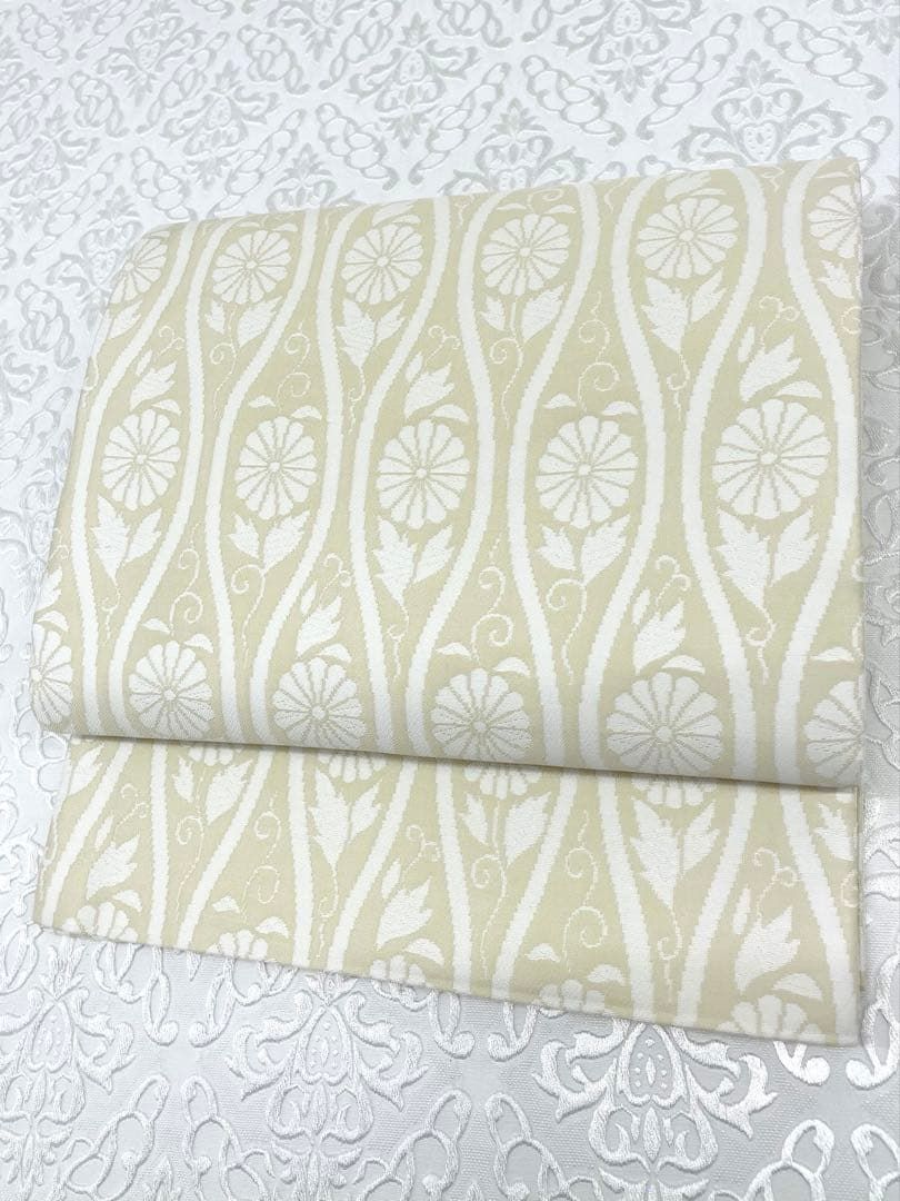 若松華謡 西陣織 全通 袋帯 未使用品 立涌文 正絹 H732 - メルカリ