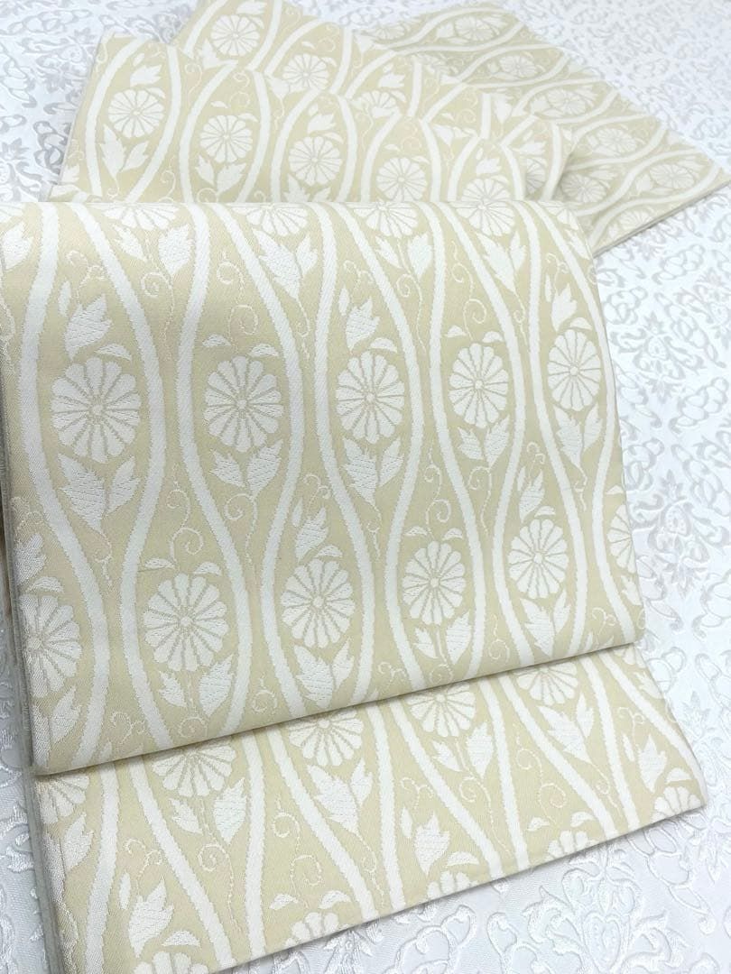 若松華謡 西陣織 全通 袋帯 未使用品 立涌文 正絹 H732 - メルカリ