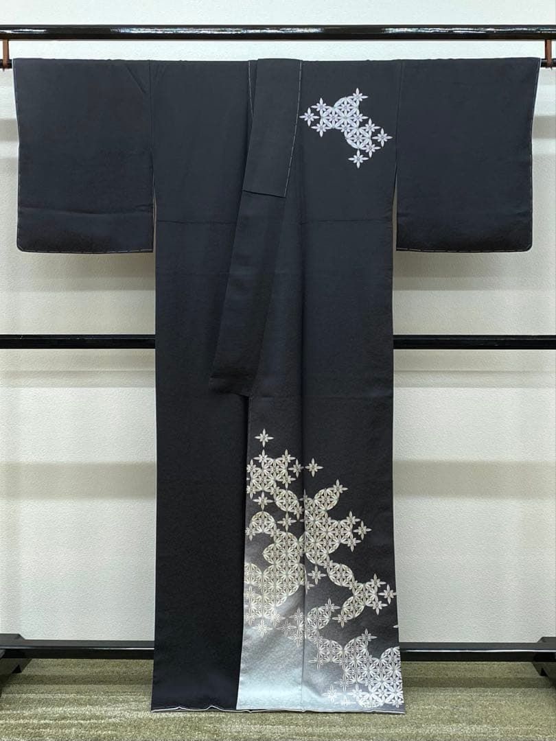 京金彩 華陽 訪問着 袋帯 2点セット 落款入 正絹 躾糸付き ガード加工