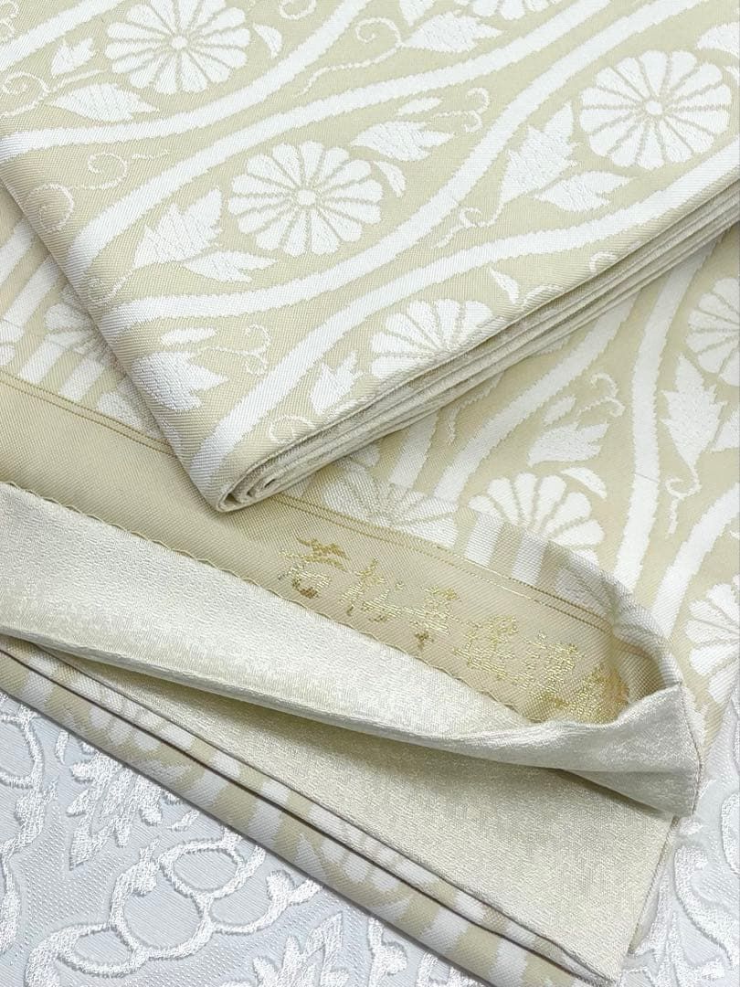 若松華謡 西陣織 全通 袋帯 未使用品 蝶 金糸 正絹 若松華謡 西陣織 全通 袋帯 未使用品 立涌文 正絹 H732 - メルカリ