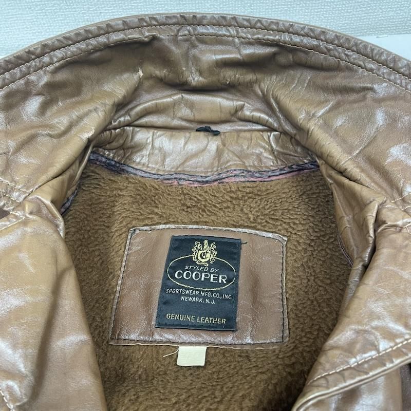 COOPER クーパー ジャケット、上着 レザージャケット 70s USA製 レザー