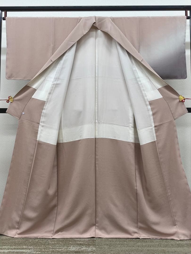 金彩友禅 和田光正 付け下げ 訪問着 落款入 正絹 ガード加工済 躾糸