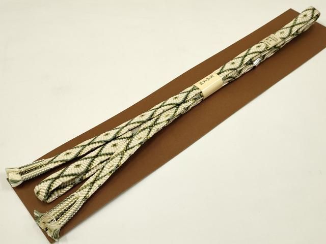平和屋着物 和装小物 上質な帯締め 有職唐組 金糸 たこ足房 共 き 正絹 AABC2714ay