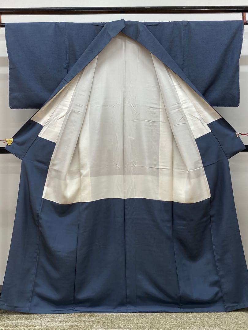 加賀友禅 柿本一郎 結城紬 付け下げ 訪問着 はたおり娘 奥順謹製 正絹 躾糸付 加賀友禅 柿本一郎 結城紬 付け下げ 訪問着 竹雀 はたおり娘 奥順謹製