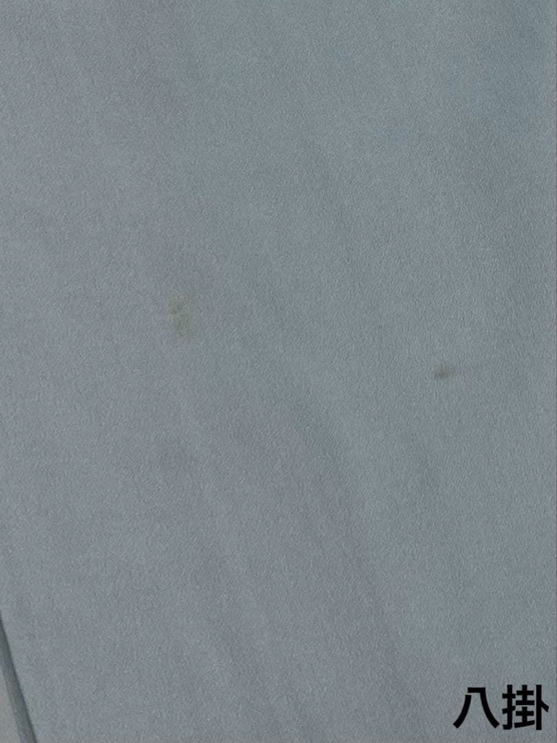 160亀甲 重要無形文化財指定 本場結城紬 幾何学模様 正絹 躾糸付き