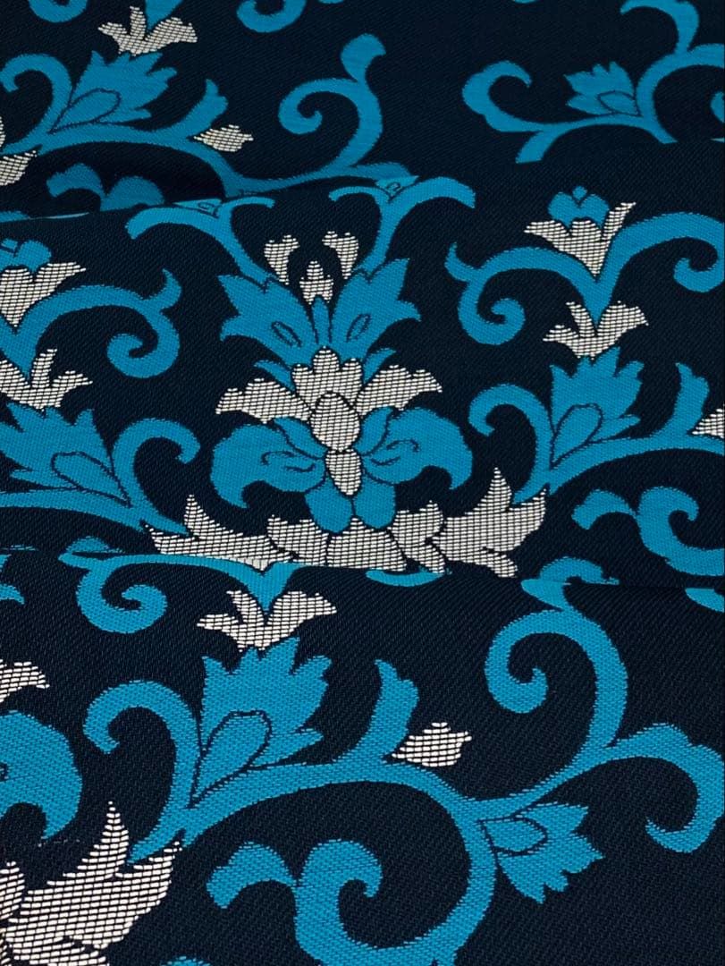 寿光織 洒落袋帯 ダマスク文 皇室献上本舗謹製 新品未使用品 正絹 六通 寿光織 洒落袋帯 ダマスク文 皇室献上本舗謹製 新品未使用品 正絹 六通