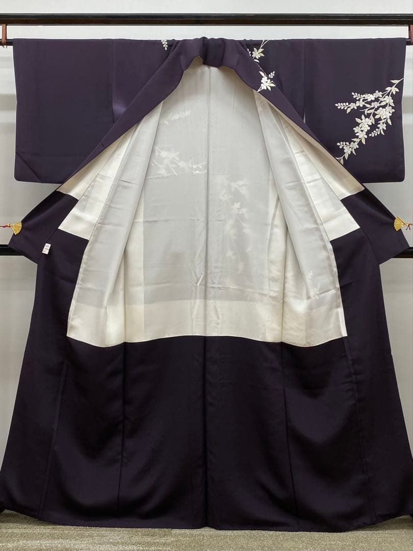 総刺繍 手刺繍 訪問着 花文様 金糸 正絹 ガード加工済 総刺繍 手刺繍 訪問着 花文様 金糸 正絹 ガード加工済 K573 - メルカリ